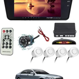 Universal 7inch BT Screen With White Sensor With Parking Camera For Car-01 Multicolor LED-image-95