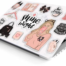 NoWorries Quotes laptop skin/Laptop sticker for girls 15.6inch laptop skin Size-11x16inche VINYL Laptop Decal 15.6-71