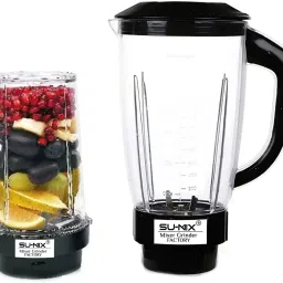 Juicer Jar Bullet Jar for Mixer Grinder Set of 2 Juicer Jar ABS(1500ML, 530ML)N3 Mixer Juicer Jar-picture-18