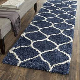 Blue Polyester Runner-1