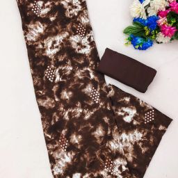 Unstitched Polycotton Multi-purpose Fabric Embroidered-image-66