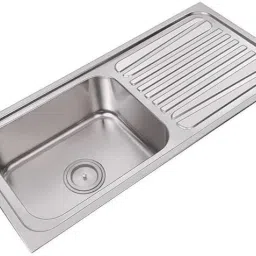 Single bowl kitchen sink with Drain 37*18*8 premium quality 304 Drainbod Kitchen Sink Kitchen Sink 37x18x8 drain Board Hi Glossy 304 Vessel Sink-image-69