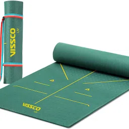 Alignment Yoga Mat, Probalance TPE material, Sweat Resistant Green 6 mm Yoga Mat-image-8