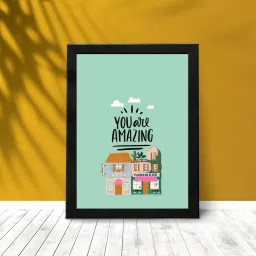 Catchy Frames You Are Amazing Quotes Art Photo Frame 8.11 inch Modern Frames-image-44