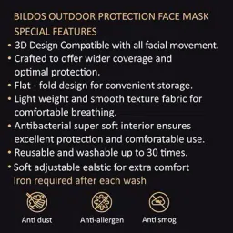 bildos 4 Layer 12Pcs Assorted Color Cotton Face Mask Reusable Super Breathable Fabric Face Mask with Adjustable Ear Loop Cloth Mask With Melt Blown Fabric Layer image 3
