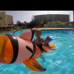Children's (IND*155) Swimming Float Multicolor Inflatable Pool Accessory-45