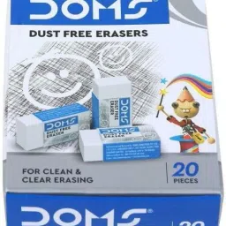 Extra-Long Dust Free Non-Toxic Eraser (Set of 20, White) Non-Toxic Eraser-picture-23