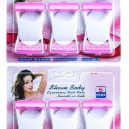 (12 Pcs) Disposable MAX Body & Bikini Shaving Razor For Women Platinum Blade, Women-10