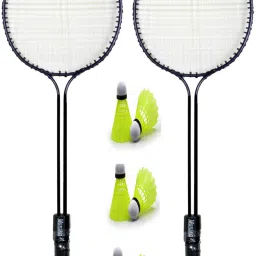 Badminton set with 6 nylon shuttle cock Badminton Kit-10