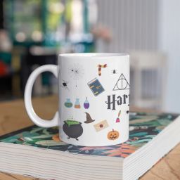 Harry Potter Colouful Doodle Ceramic Coffee for Tea, and Gifting Ceramic Coffee Mug-image-55
