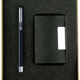 Vector & Card Holder Gift Set Roller Ball Pen-11