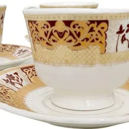 Ceramic Premium Cup Set Or Cup Plate Tea Set, Tea Cup Set With Saucer, Cup And Plate Set-image-18