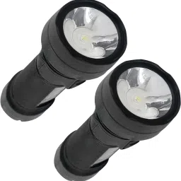 Rechargeable Emergency Light 2 In 1 Led Flash Light High Power Combo Torch-10