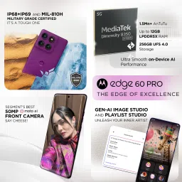 MOTOROLA Edge 60 Pro (Pantone Sparkling Grape, 256 GB) image 5