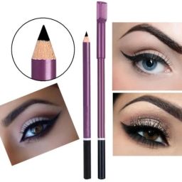 Long Stay Waterproof Eye Brow Pencil Jet Black Eyebrow (JET BLACK)-6