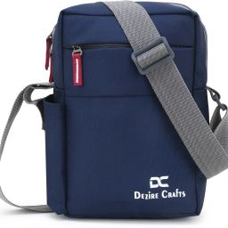 Blue Men & Women Sling Bag - Medium Trendy Stylish Shoulder Cross Body Office Business Messenger Bag Water Resistant for Boys and Girls Sling Bag-picture-25