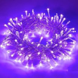 junjadiya 40 LEDs 15 m Purple Steady Ball Rice Lights-picture-5