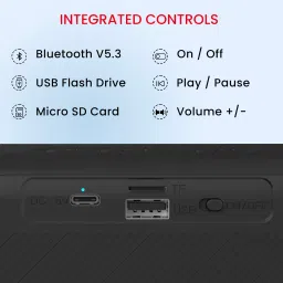 Portronics Plugs 2 8W Portable with Mic, 4 Hrs Playtime, BT5.3, RGB Light 8 W Bluetooth Speaker image 5