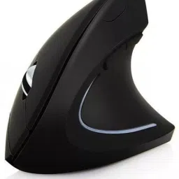 INVERSE Mouse Wireless Mouse 2.4GHz Game Ergonomic Design Vertical Mouse 1600DPI USB Mice (Black) Wireless Ambidextrous Optical Mousewith Bluetooth-image-15
