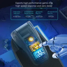 Cubonic Strike 02 Controller, High Sensitivity Haptic Capacitive Mapping TriggerGaming Accessory Kit image 3