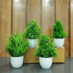 4,P CKBL G, artificial plants For Home, Office Decoration Study Table For Gift Bonsai Wild Artificial Plant with Pot-19