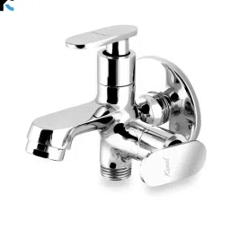 Two way Bib tap Galaxy (Eco) | Aerator & Std 1/2" BSP Outlet for health faucet Twin Elbow Valve Faucet-picture-18