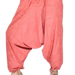 Self Design Cotton Men Harem Pants-image-37