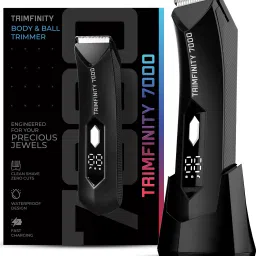urbangabru Trimfinity 7000 Body Hair Trimmer Men, Wireless Fast Charging, 1-Year Warranty Fully Waterproof Body Groomer 90 minRuntime 4 Length Settings-17