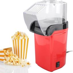 Oil-Free Popcorn Maker – Healthy, Quick Popper for Movie Nights Aluminium Electric 1200W Hot Air Oil Free Popcorn Maker (Pack Of 1) 400 ml Popcorn Maker-image-24