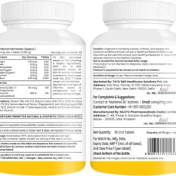 tata 1mg Vitamin D3+K2 (MK-7 )Advanced Tablet| For Stronger Bones and Immunity image 2