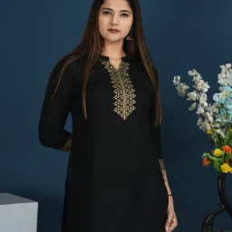 Women Solid Viscose Rayon Straight Kurta-image-40