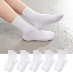 Bhagwati Uniform House White Uniform Sock-image-15