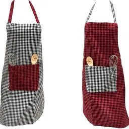 Cotton Home Use Apron - Free Size-5