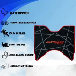 Washable Floor Mat for Burgman Suzuki Burgman Street Two Wheeler Mat-image-41