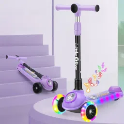 Kids Studio Musical LED Scooter with Adjustable Height and Safety Features-image-26