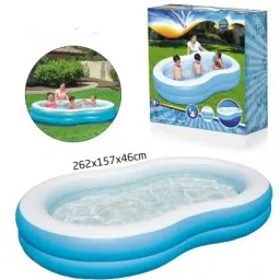 H Ground (IND*9) Portable Swimming Pool for Adults & Kids with Free Pump (8.7)FT Inflatable Swimming Pool-image-15