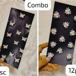 Hair accessories for women wedding(24psc) velcro mini flower & hair clips Hair Tattoo/Sticker-picture-19