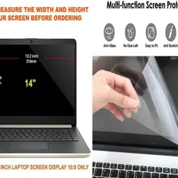 ANJO 4 in 1 Combo 14 Inch Laptop Screen Guard, Key Guard, Sleeve & Mouse Pad Combo Set image 2