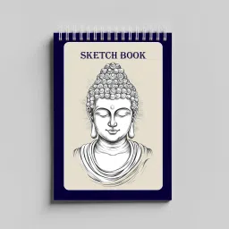 Designed Drawing Notebooks A4 Notebook Plain 100 Pages-image-20