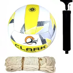 yw pu volleyball with cotten net and air pump Volleyball - Size: 4-picture-17