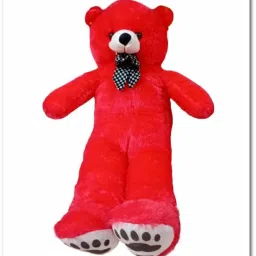 4 Feet Medium Size Teddy Bear For Girls And Boys Valentine For Someone Special 121cm (carrot pink) - 121 cm-image-52