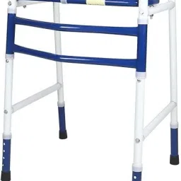 Folding Mobility Walker with 2 Armrests offers stability and support for Walking Stick-11