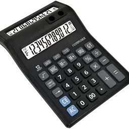 zivanto New Gltzen Standard Function Desktop Business Dual Display Dual Screen Calculator with Pen Holder for Office and Retail Counter Purpose Basic Calculator image 2