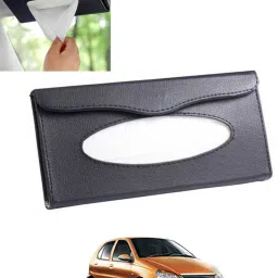 Universal Leatherite Rectangle Black Tissue Box For Car/office/Home-149 Vehicle Tissue Dispenser-image-42