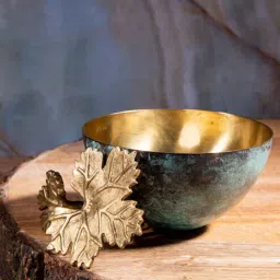 Gibox Cerulean Serving Nut Bowl Decorative Metal Serving Platter Home Gathering Kitchen Party D cor-picture-34