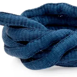 Rahul Enterprises Round Blue cotton shoe laces for casual Shoe Lace(White Oval 2Pair) Shoe Lace-18