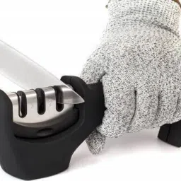 3 Stages Knife Sharpener Ceramic, Diamond and Stainless Steel Knife Knives Knife Sharpening Steel-image-41
