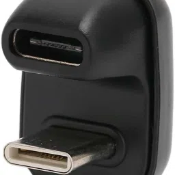 TECPHILE U-Shaped Type C Female to Male Connector USB Adapter-2