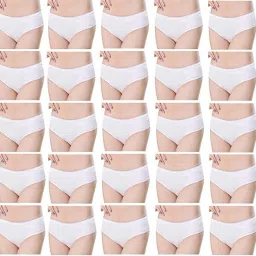 Pack of 12 Women Disposable White Panty-image-66