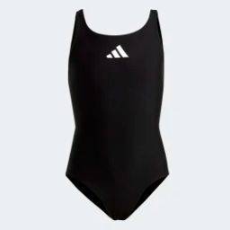 solid small logo swimsuit girls swim girls swim-image-6